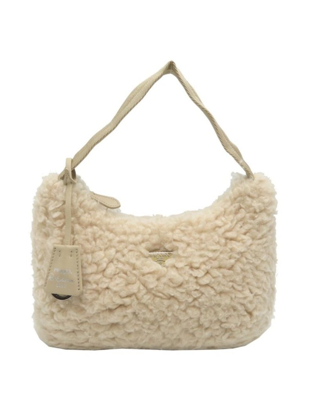 Prada Handbag Silk Wool